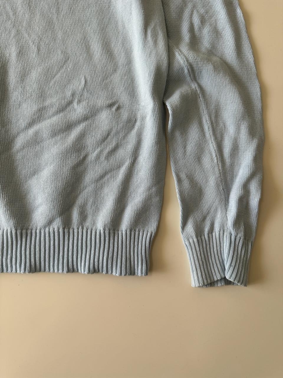 Cardigan celeste, Talla S, Mujer