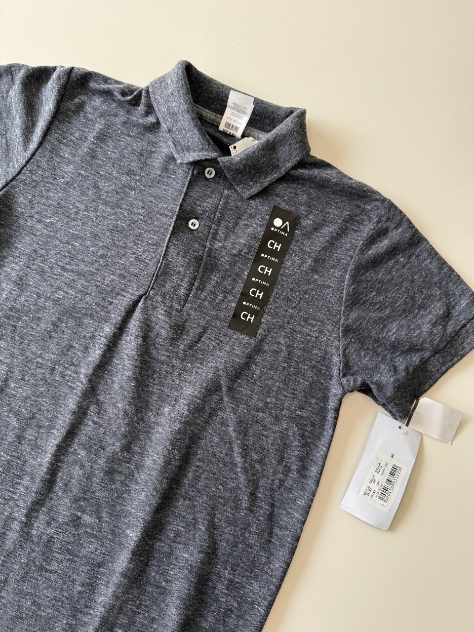 Polo gris, Talla S, Hombre