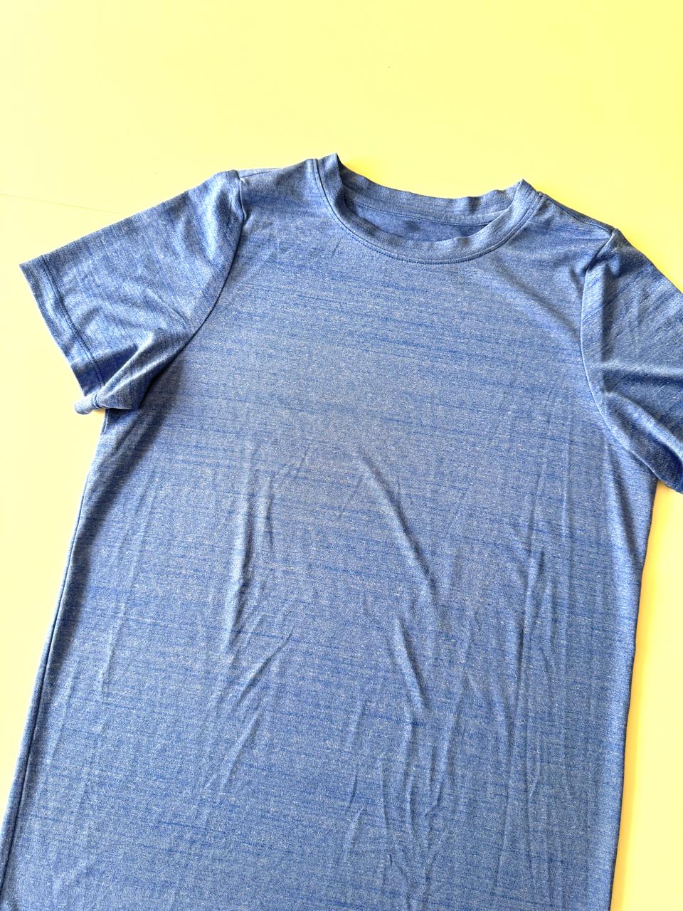 Playera deportiva azul, Talla XS, Hombre