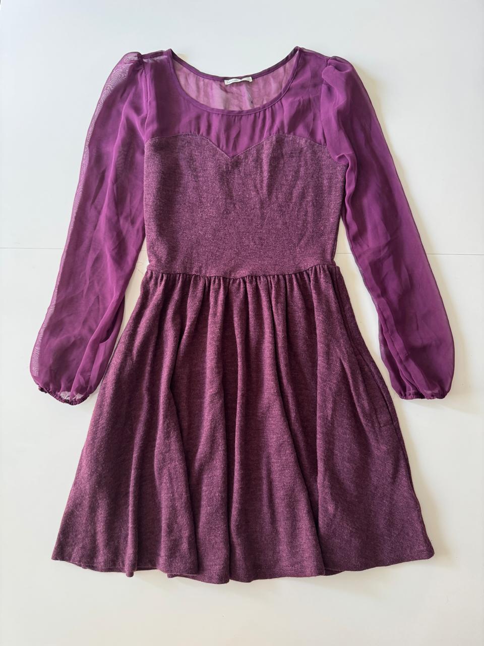 Vestido morado, Talla M, Mujer, Lavand
