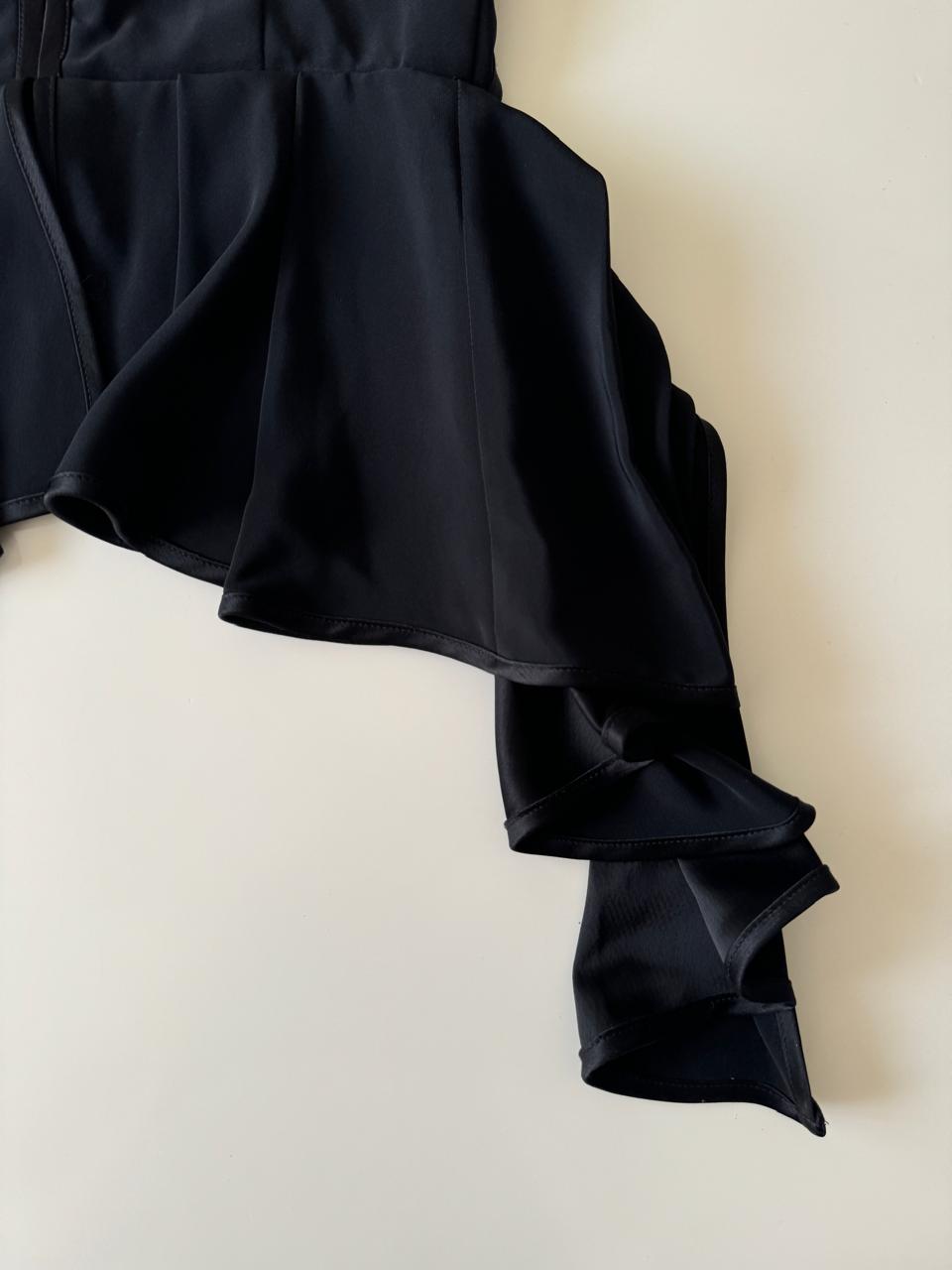 Blusa con pepplum, Talla XS, Mujer