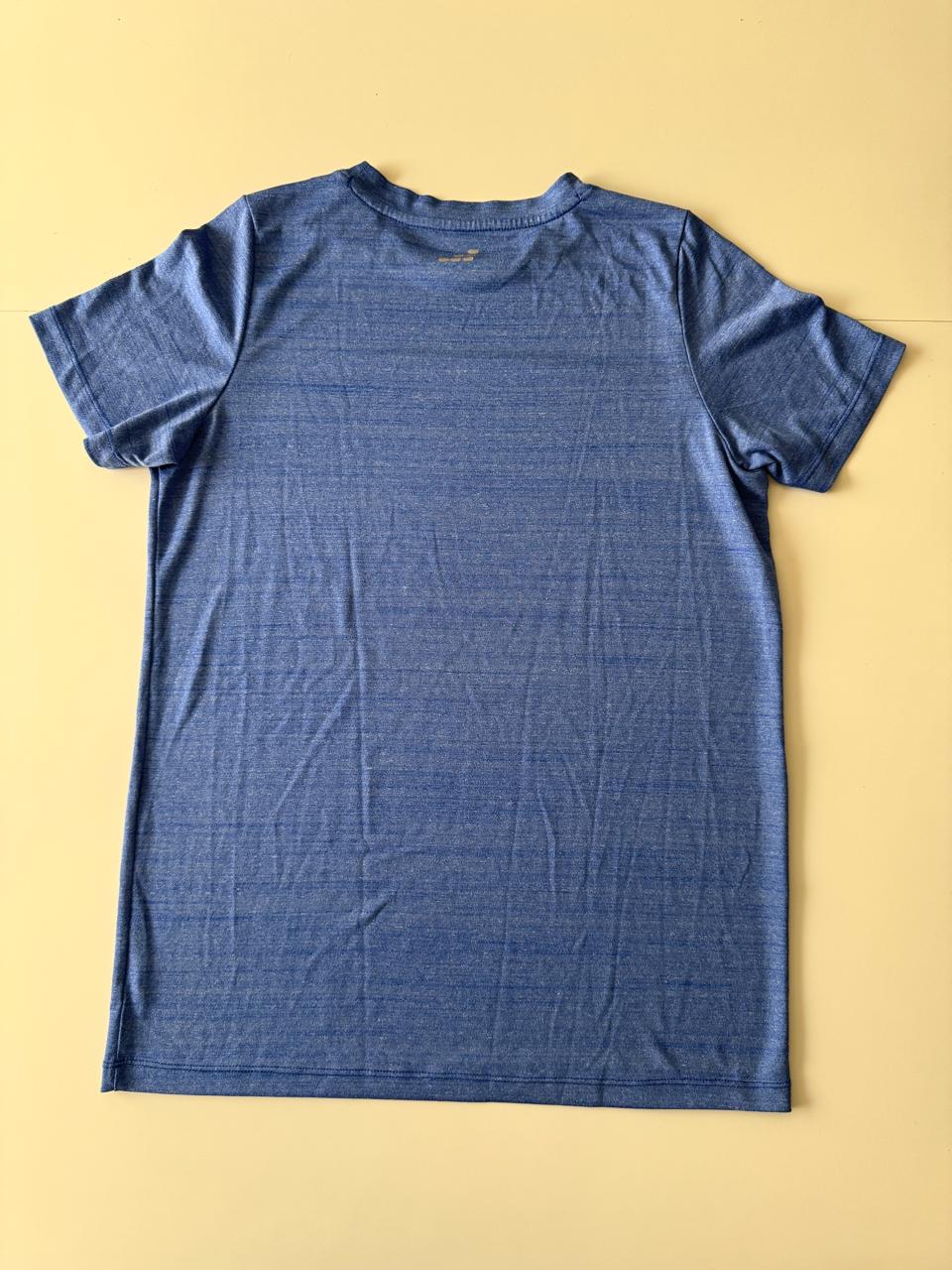 Playera deportiva azul, Talla XS, Hombre