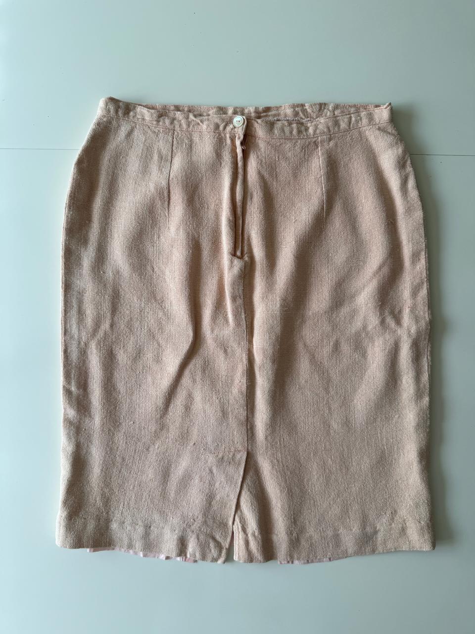 Cordinado salmón, Talla S, Mujer