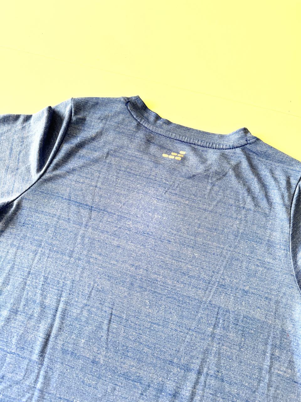 Playera deportiva azul, Talla XS, Hombre