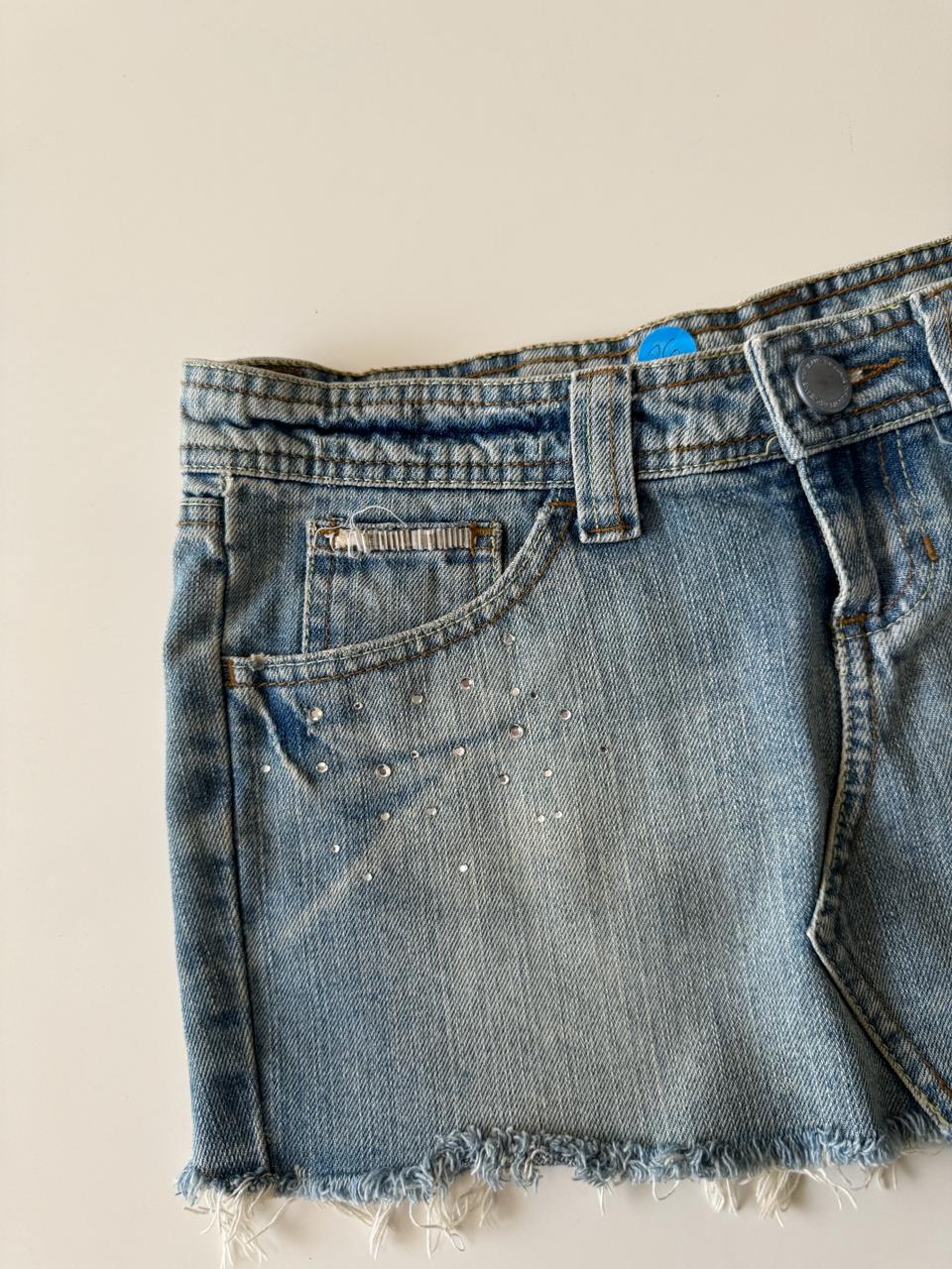 Mini falda de mezclilla, Talla 26Mx, 4Usa, Mujer