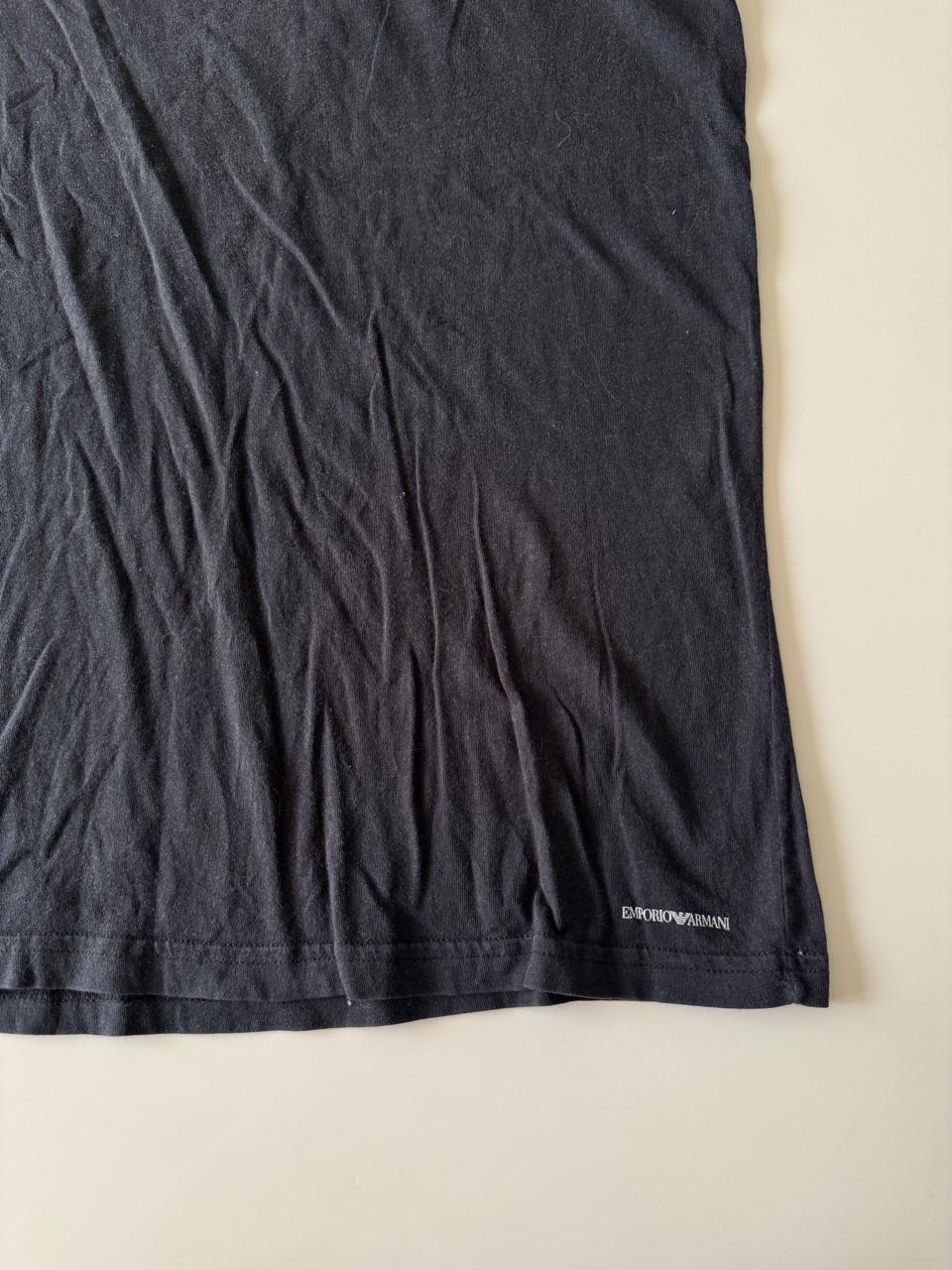 Playera basica negra, Talla S, Slim fit, Hombre