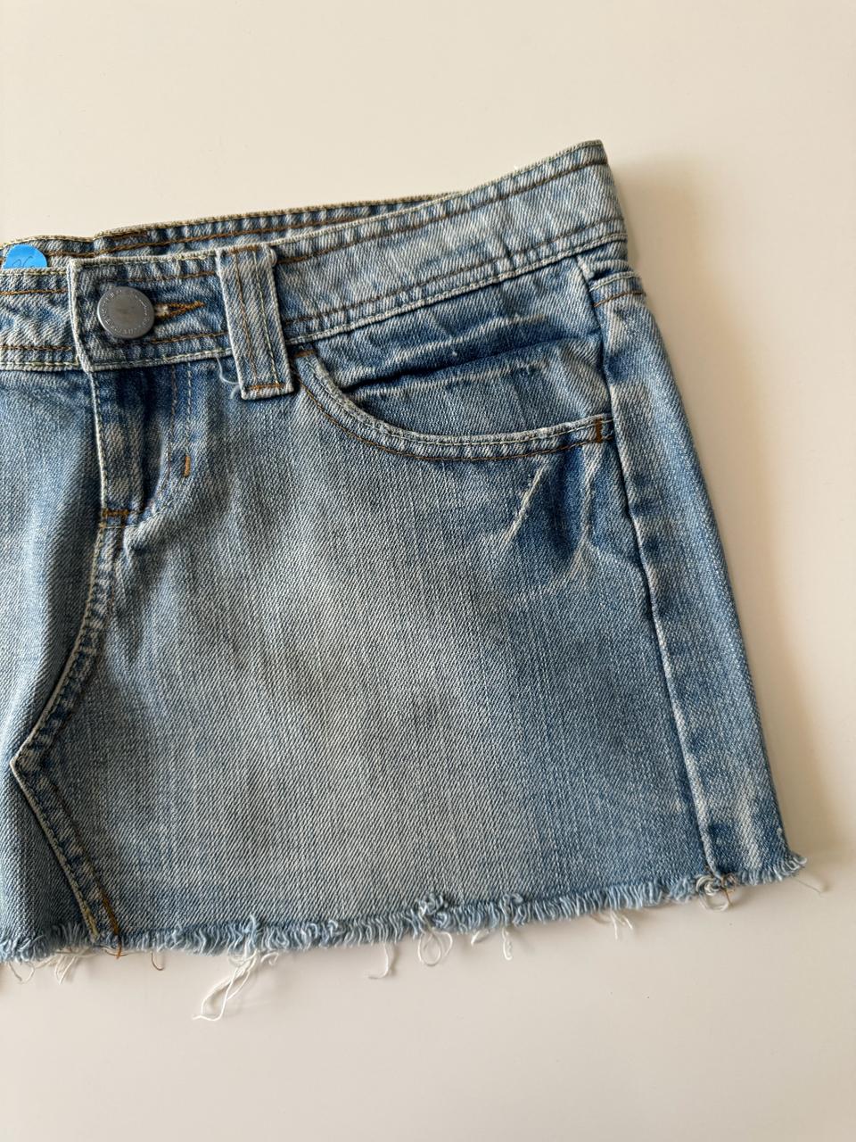 Mini falda de mezclilla, Talla 26Mx, 4Usa, Mujer