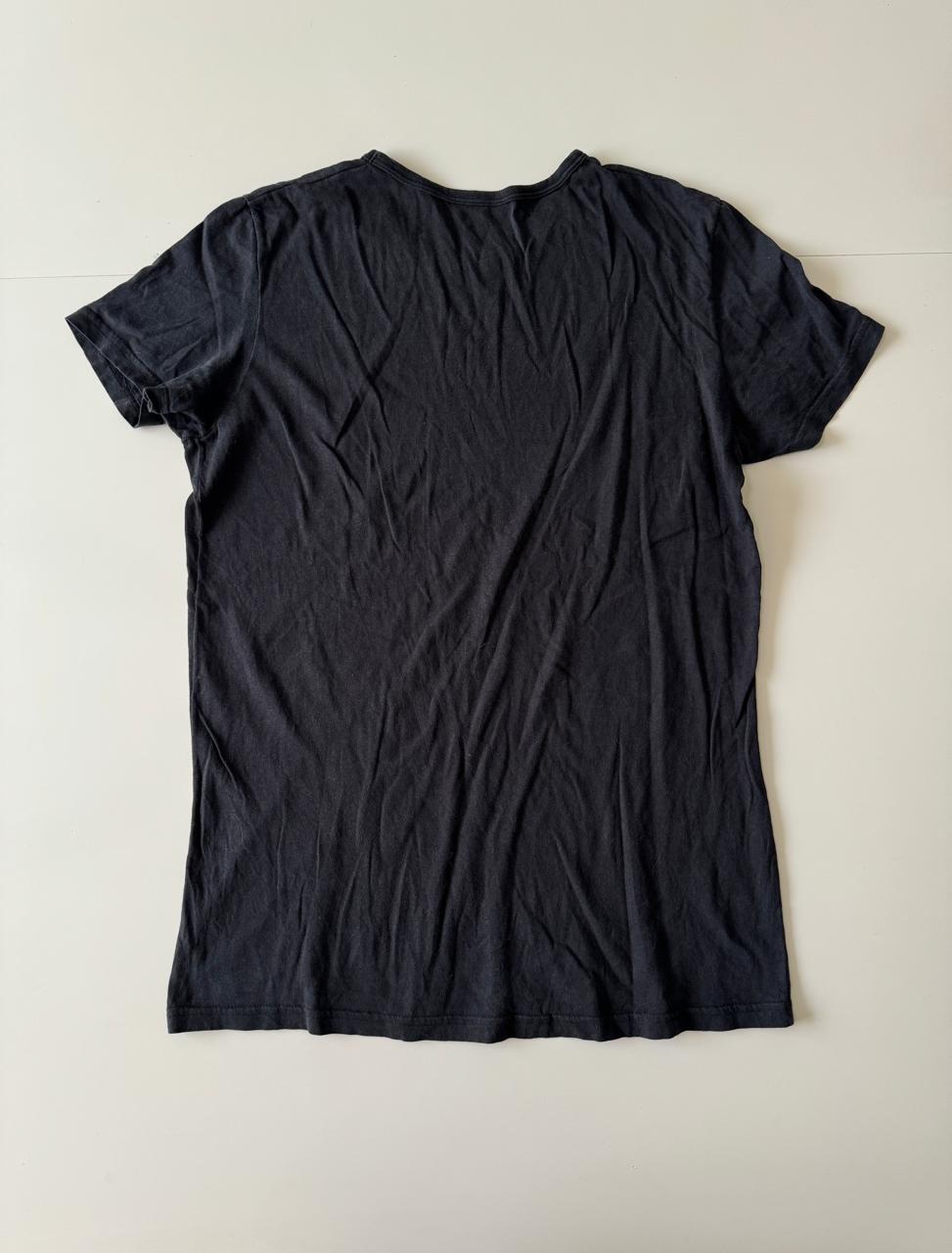 Playera basica negra, Talla S, Slim fit, Hombre