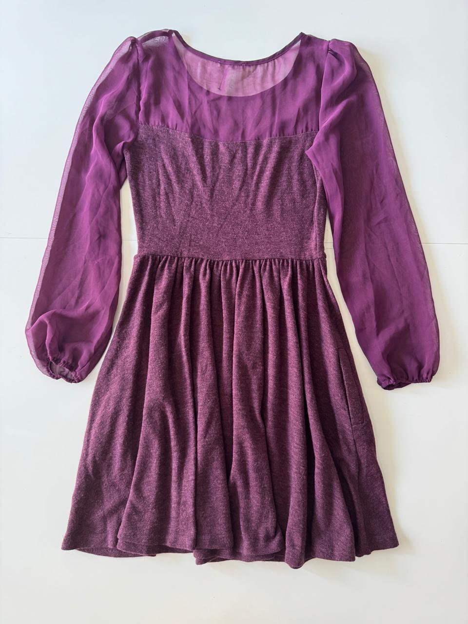 Vestido morado, Talla M, Mujer, Lavand