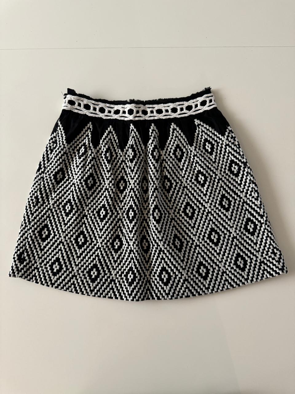 Minifalda tejida, Talla 2, S, Mujer