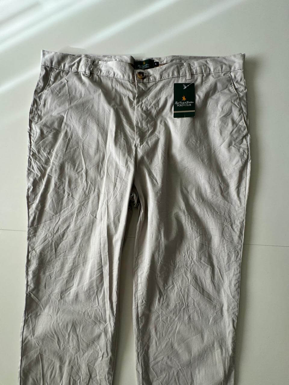 Pantalones chinos beige, Talla 38 cintura, Hombre