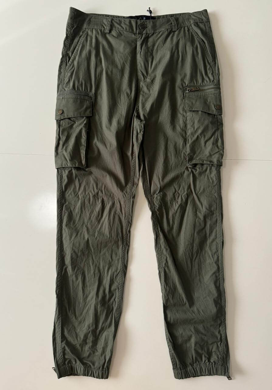 Pantalones cargo verde olivo, Talla 31 Cintura, Hombre
