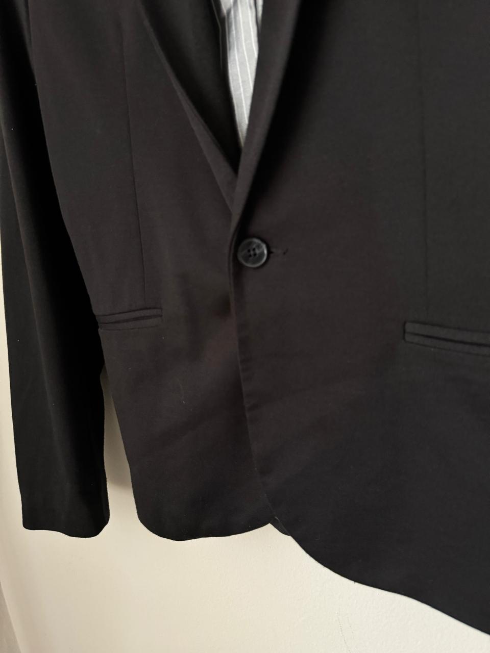 Blazer negro casual, Talla L, Hombre