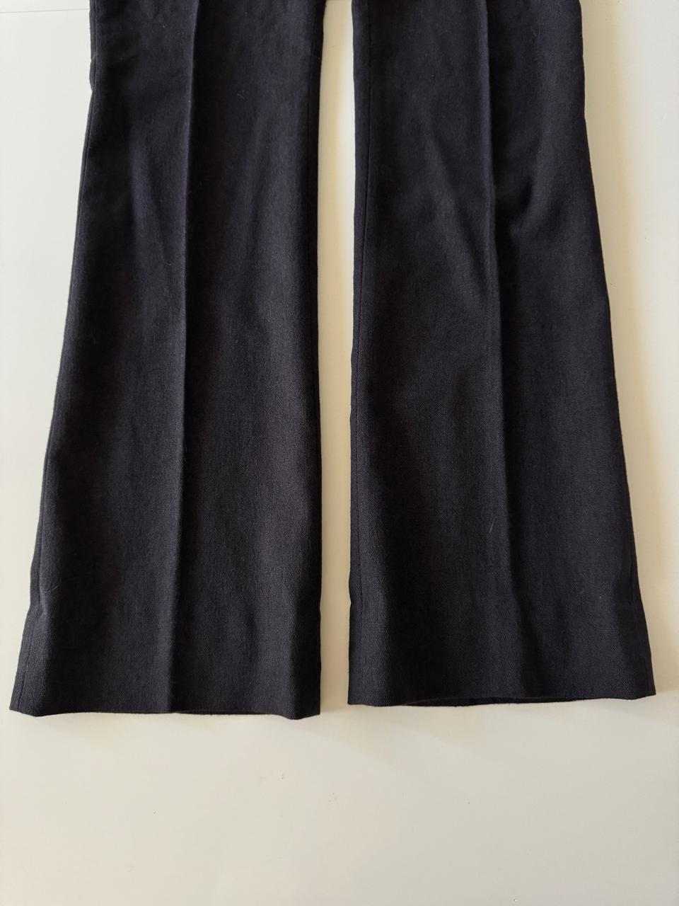 Pantalones de lana cafe, Talla 26mx, S, Mujer