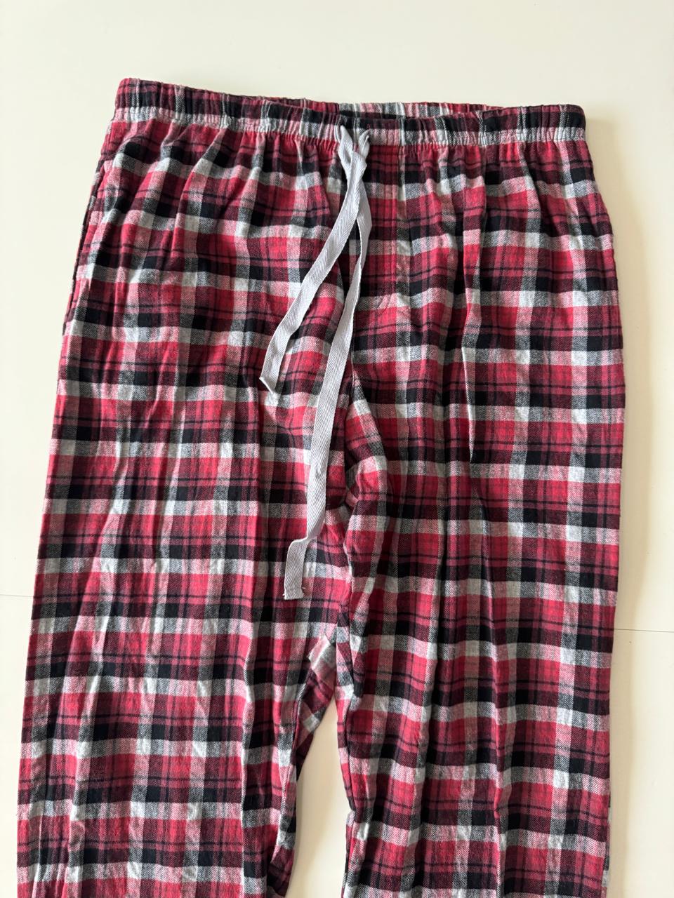 Pantalon pijama de cuadros, Talla L, Hombre, Perry Ellis