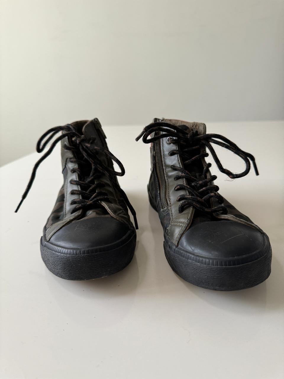 Tenis camuflaje, Talla 22Mx, Niño