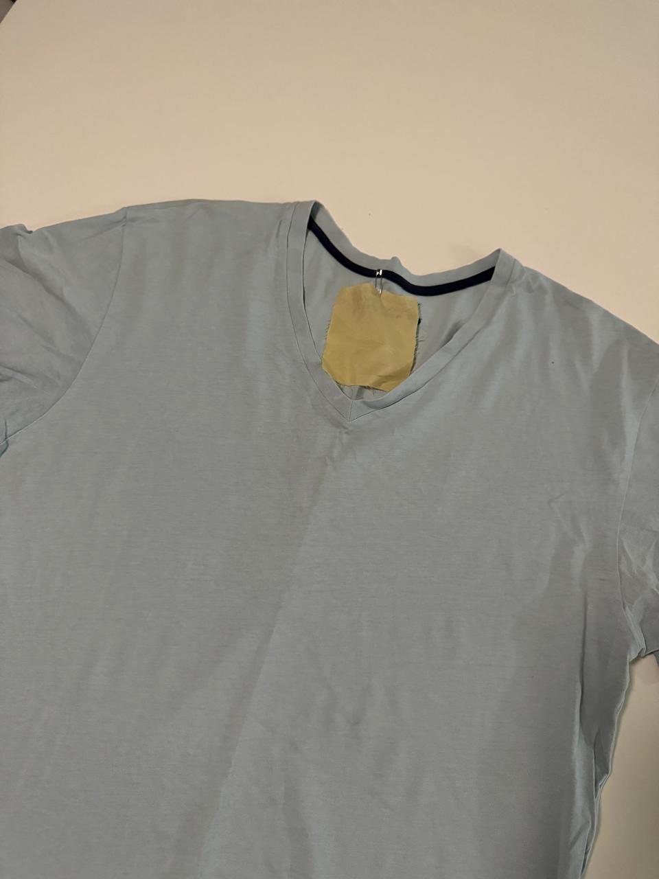 Playera celeste, Talla M, Hombre, ARCHIVO