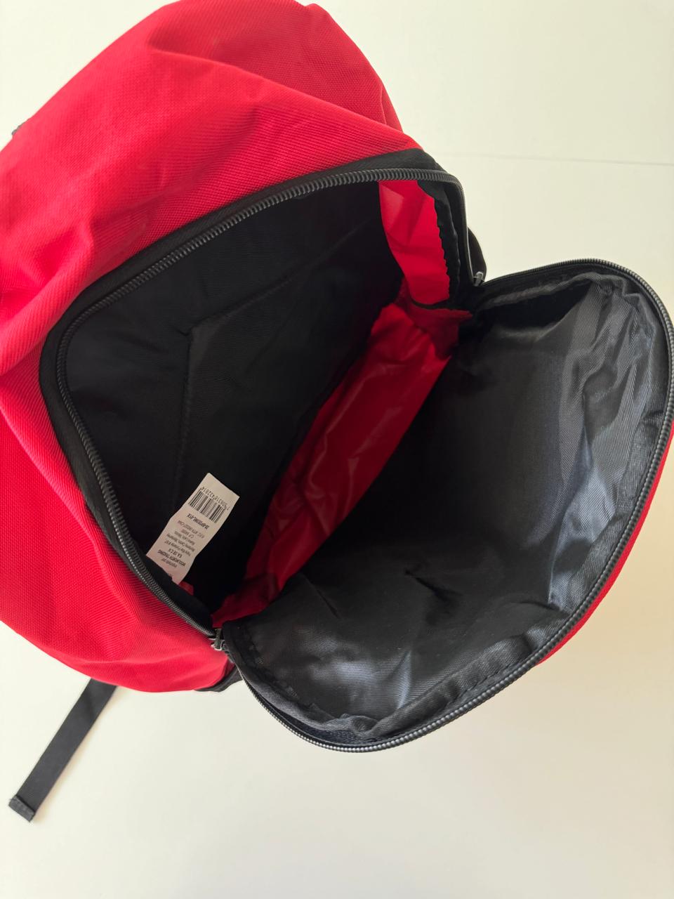 Mochila escolar roja