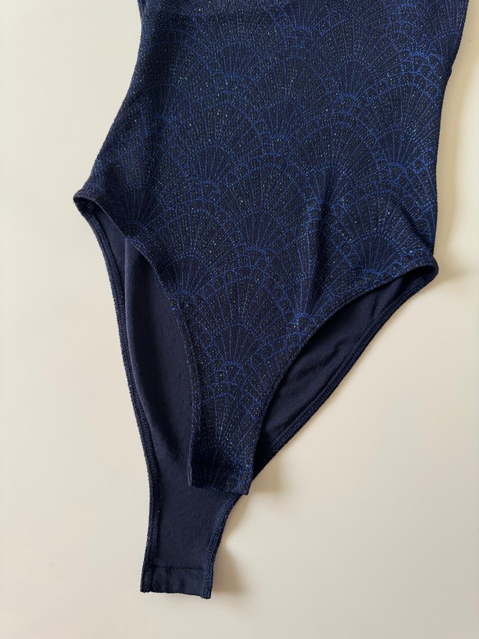 Pantyblusa metálica, Talla S, Mujer