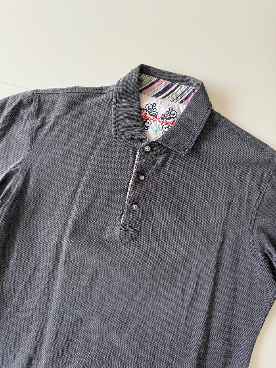 Polo gris, Talla S, Hombre