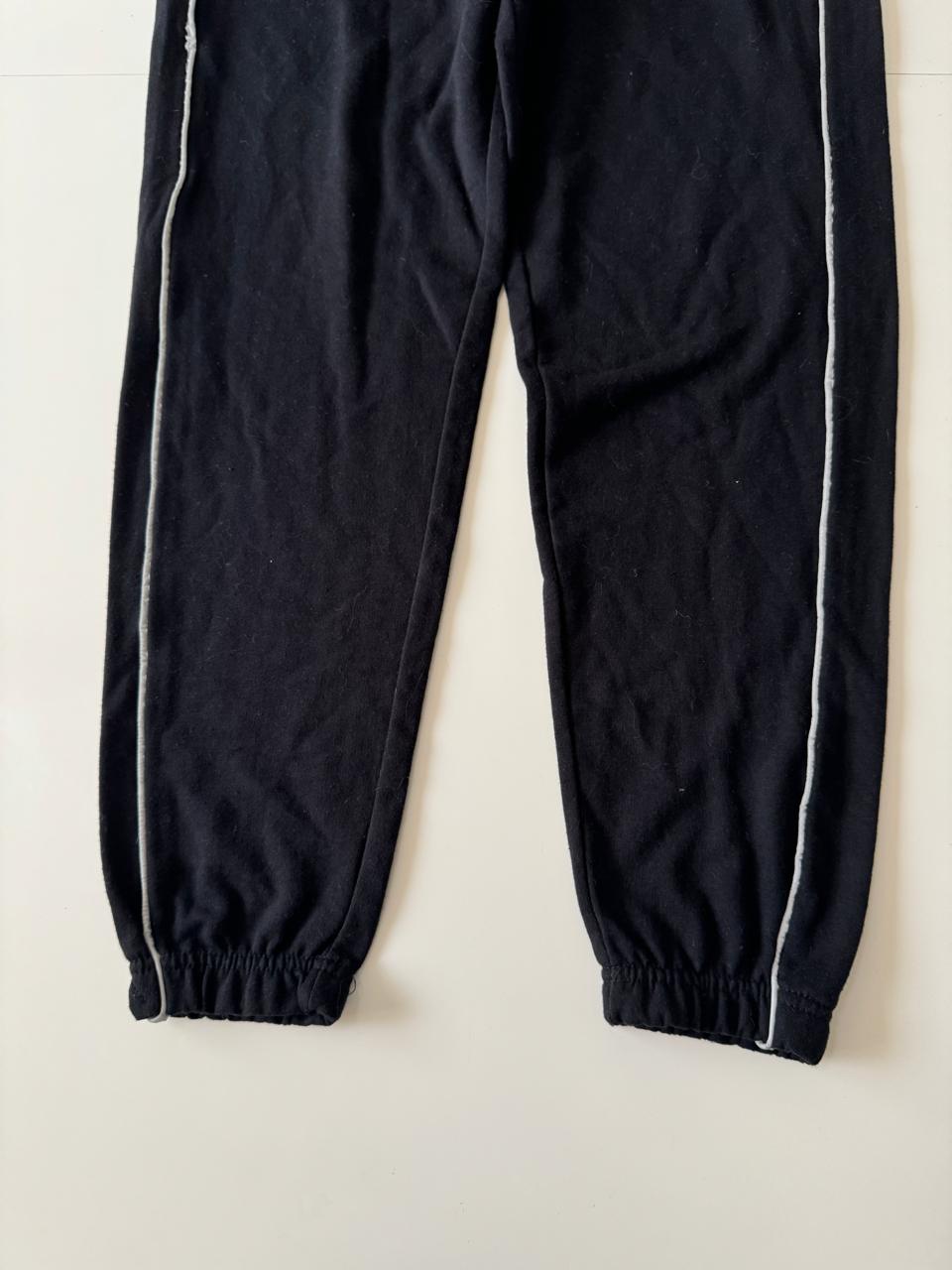 Pants negros con lineas reflejantes, Talla 31, M, Hombre