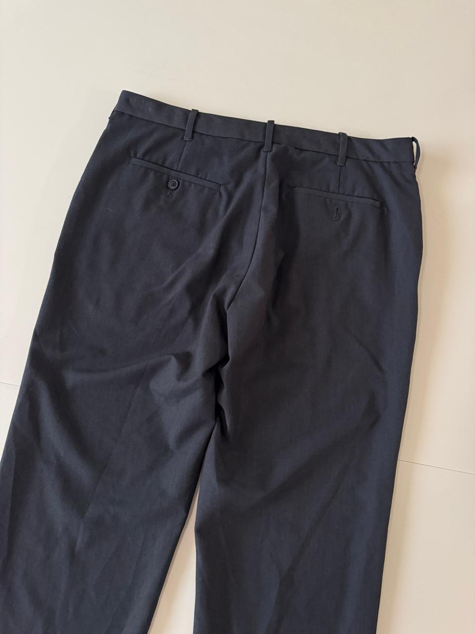 Pantalones de vestir gris oscuro, Talla 34x32, Hombre, Van Heusen