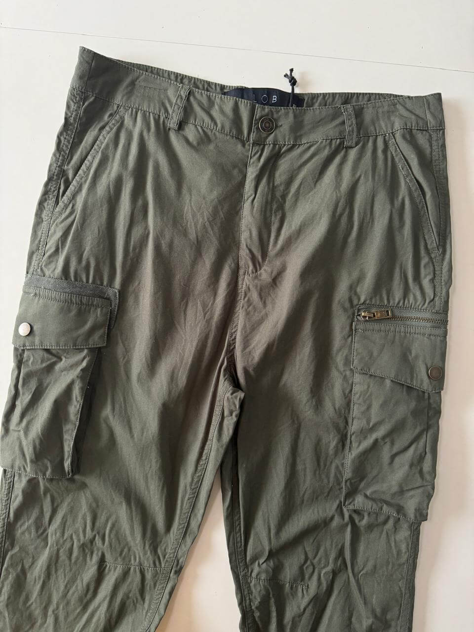 Pantalones cargo verde olivo, Talla 31 Cintura, Hombre