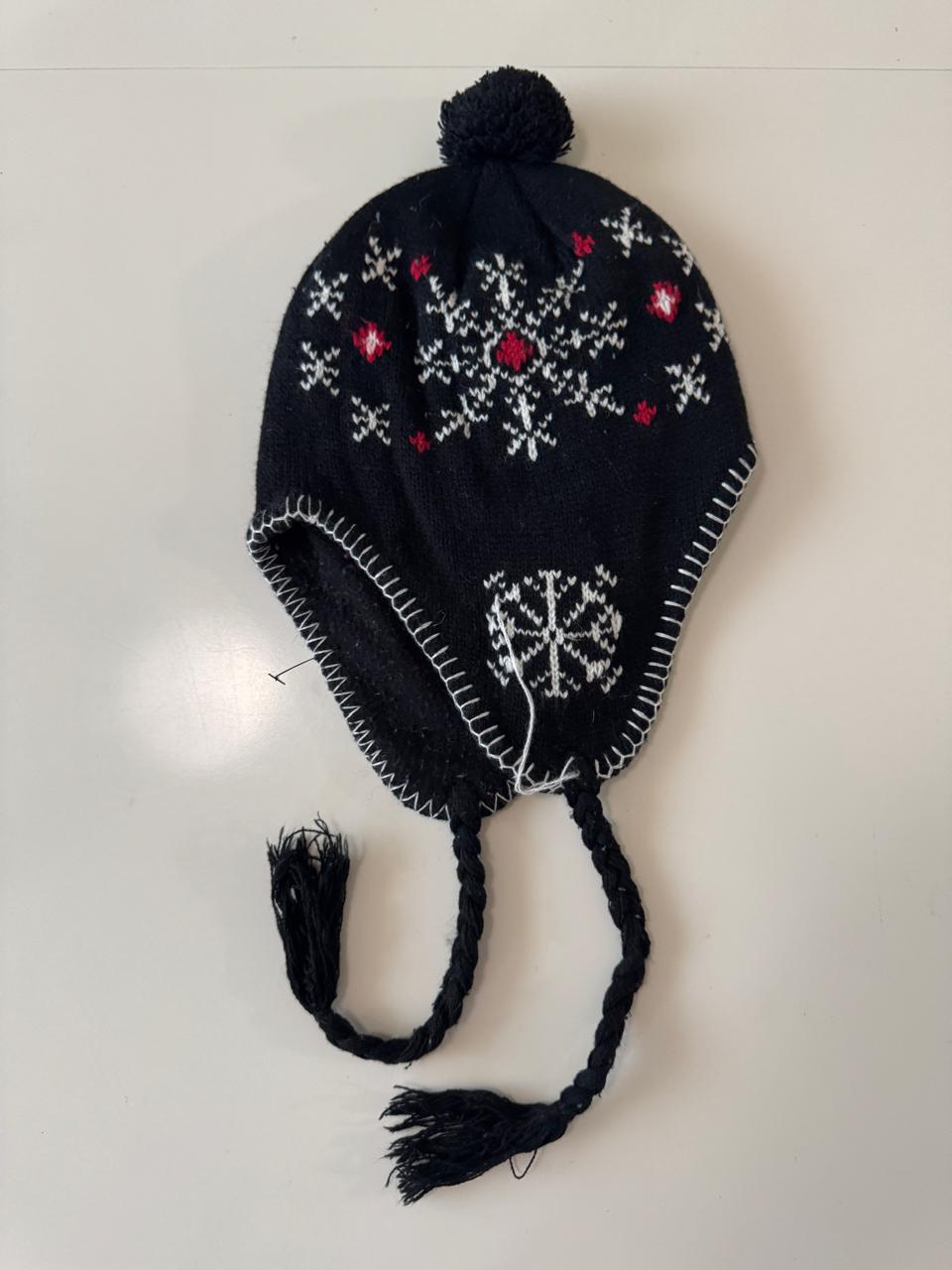 Gorro invernal negro, Niño, Niña