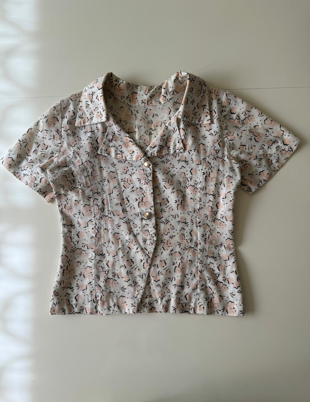 Cordinado de algodon estampado, Talla S, Mujer