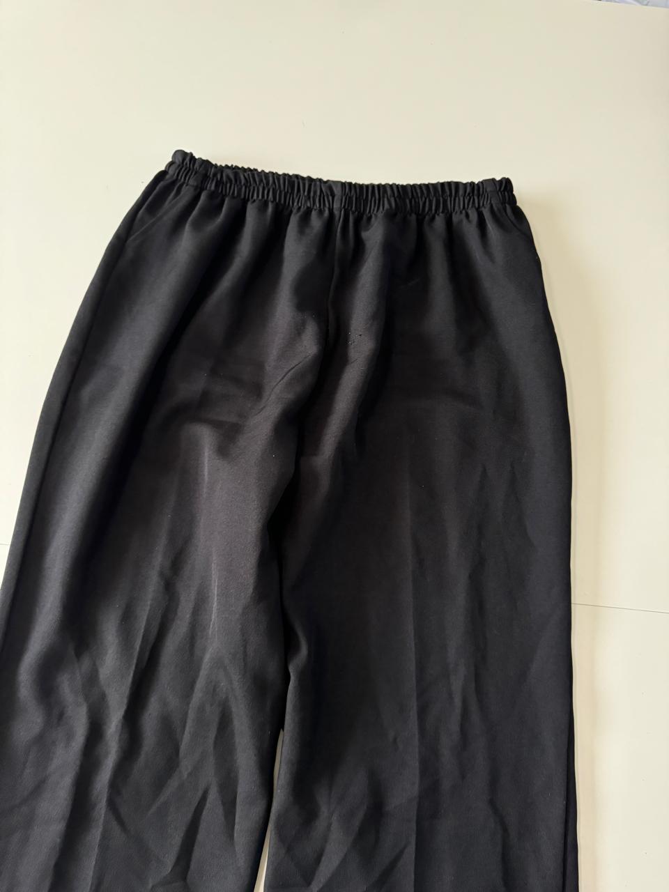 Pantalones negros de vestir, Talla XXL, 44, Mujer