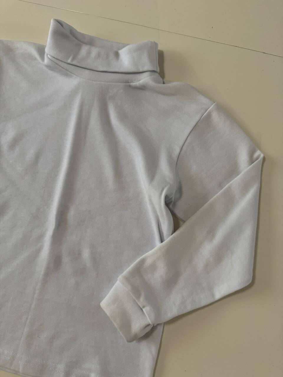 Cuello de tortuga blanco, Talla 12 años, Niña