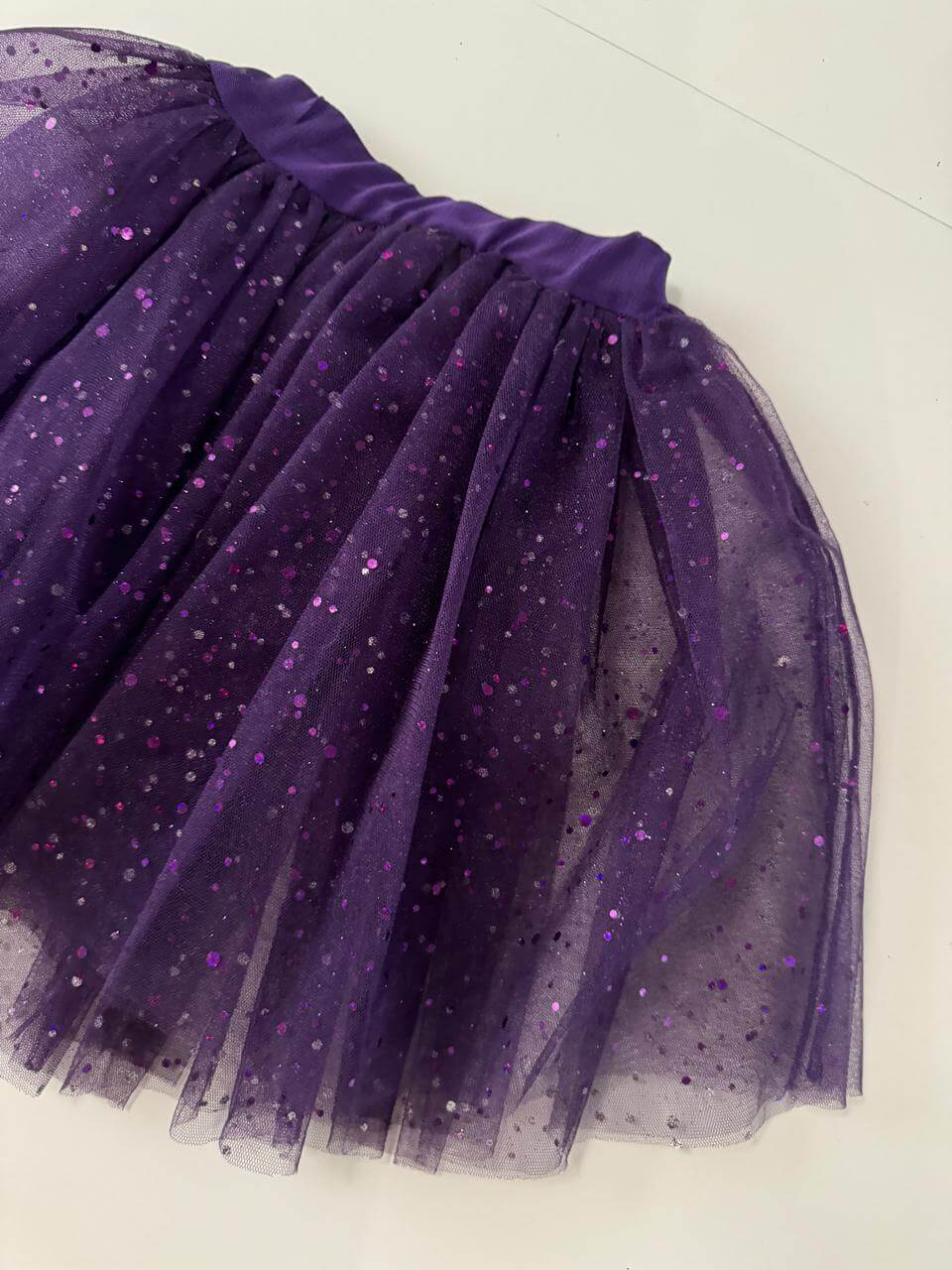Falda de tul bebé morada, Talla 1-2 años, Niña, Bebe