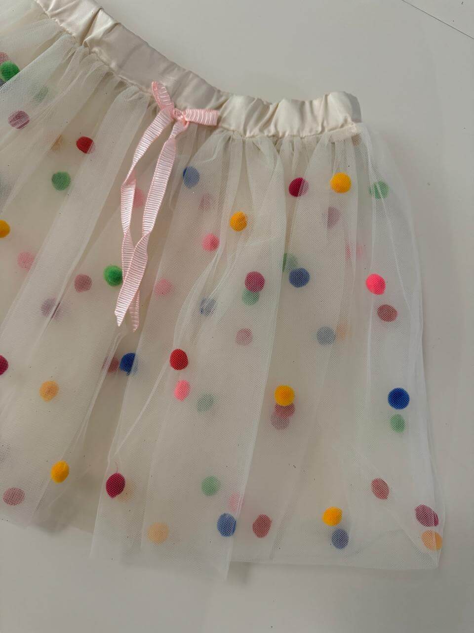 Falda de tul bebé blanca, Talla 1-2 años, Niña, Bebe