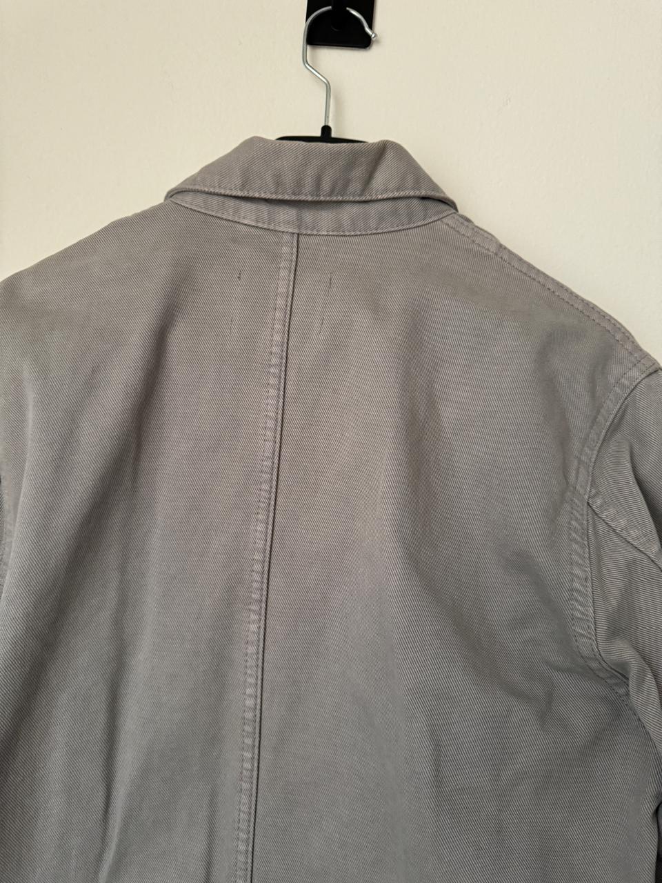 Chaqueta de mezclilla gris, Talla XS, Hombre