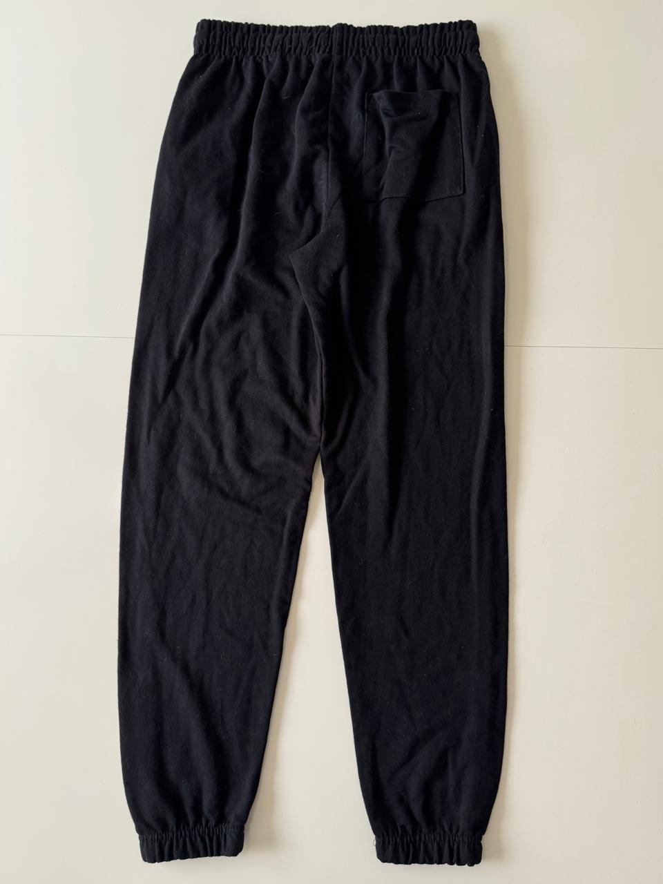 Pants negros con lineas reflejantes, Talla 31, M, Hombre