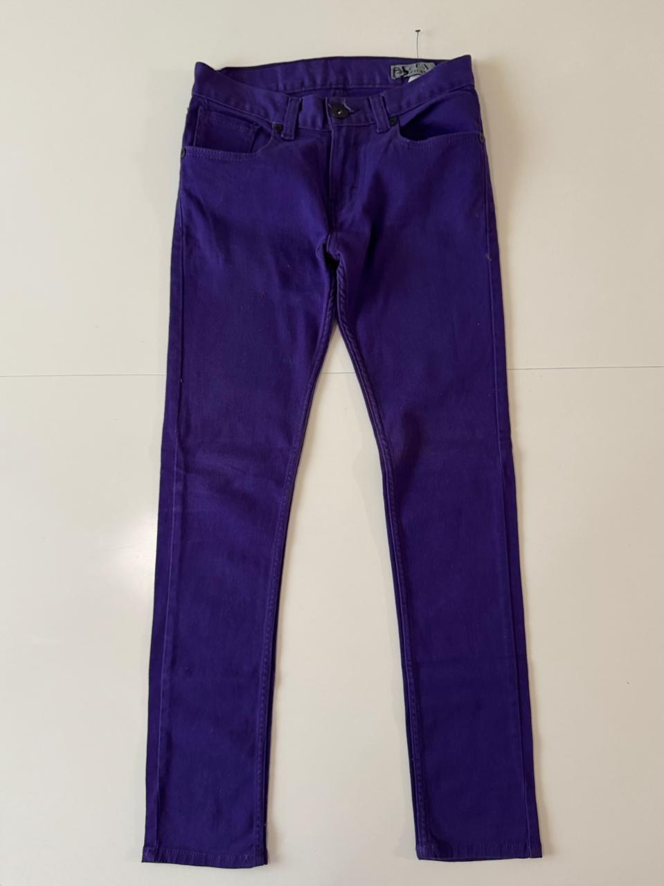 Jeans de mezclilla morados, Talla 28,M, Mujer, EX Jeans