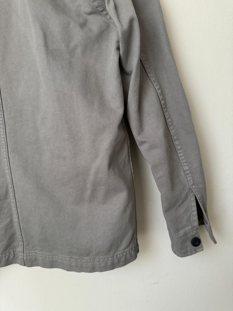 Chaqueta de mezclilla gris, Talla XS, Hombre