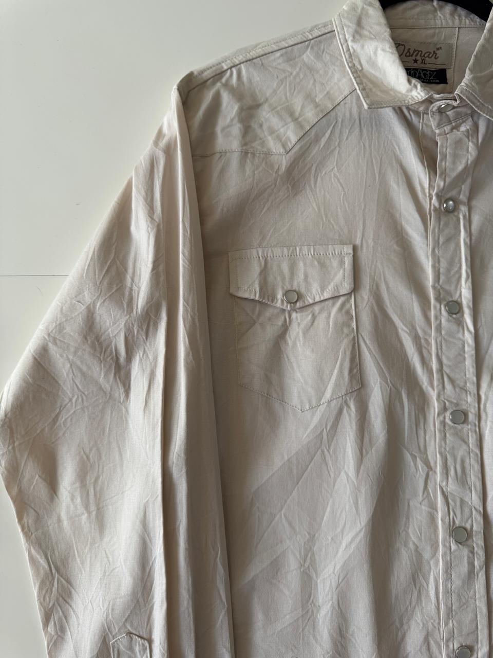 Camisa vaquera beige, Talla XL, Hombre, Osmar