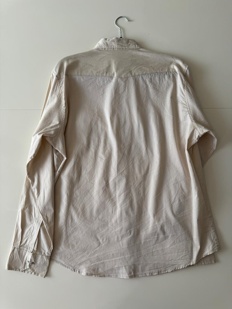 Camisa vaquera beige, Talla XL, Hombre, Osmar