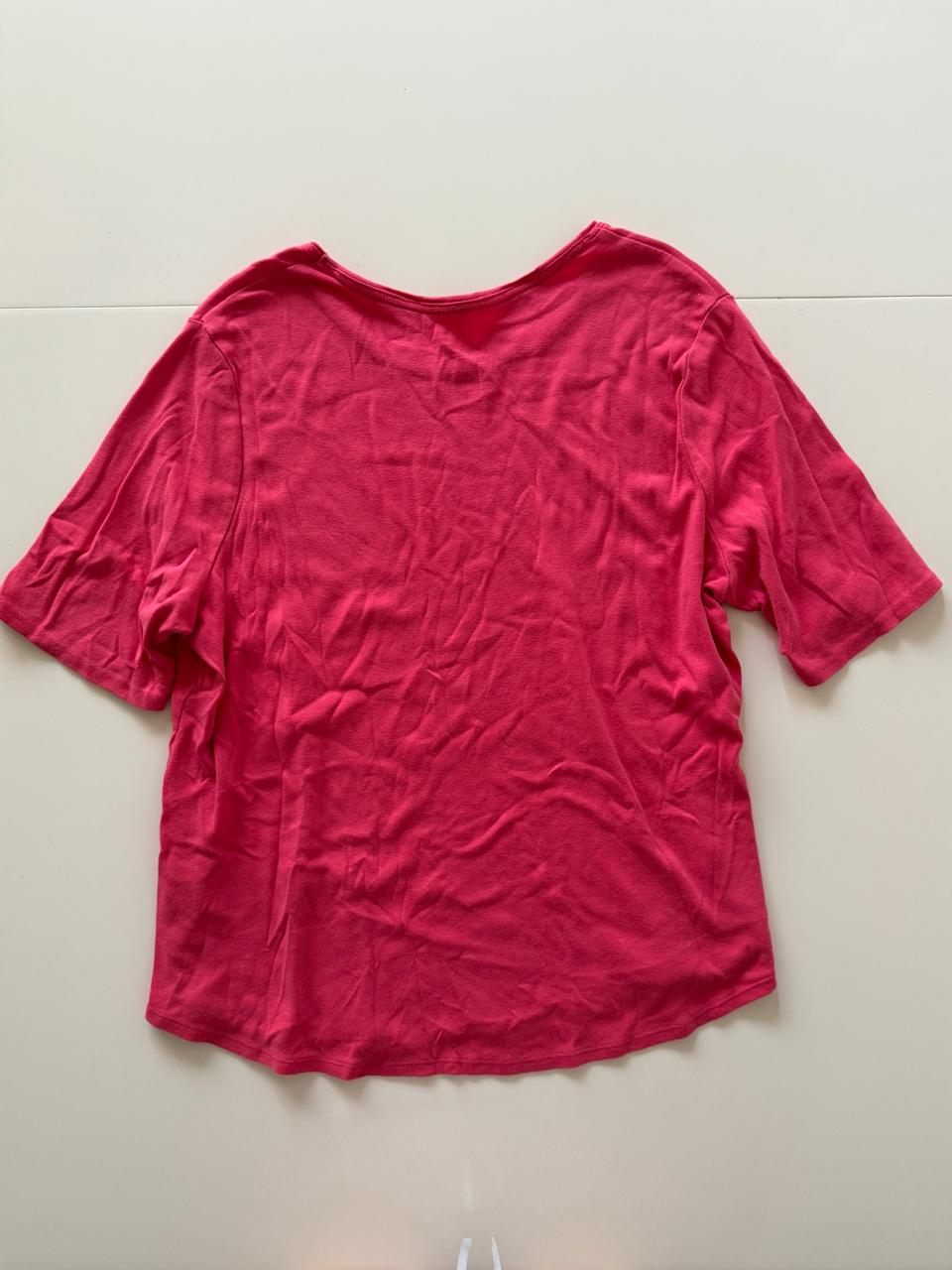 Playera basica salmon, Talla 3XL, XXL, Mujer