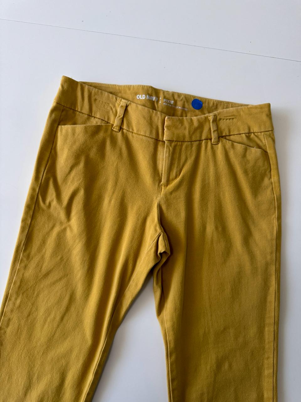 Jeggins stretch amarillos, Talla 2, S, Mujer