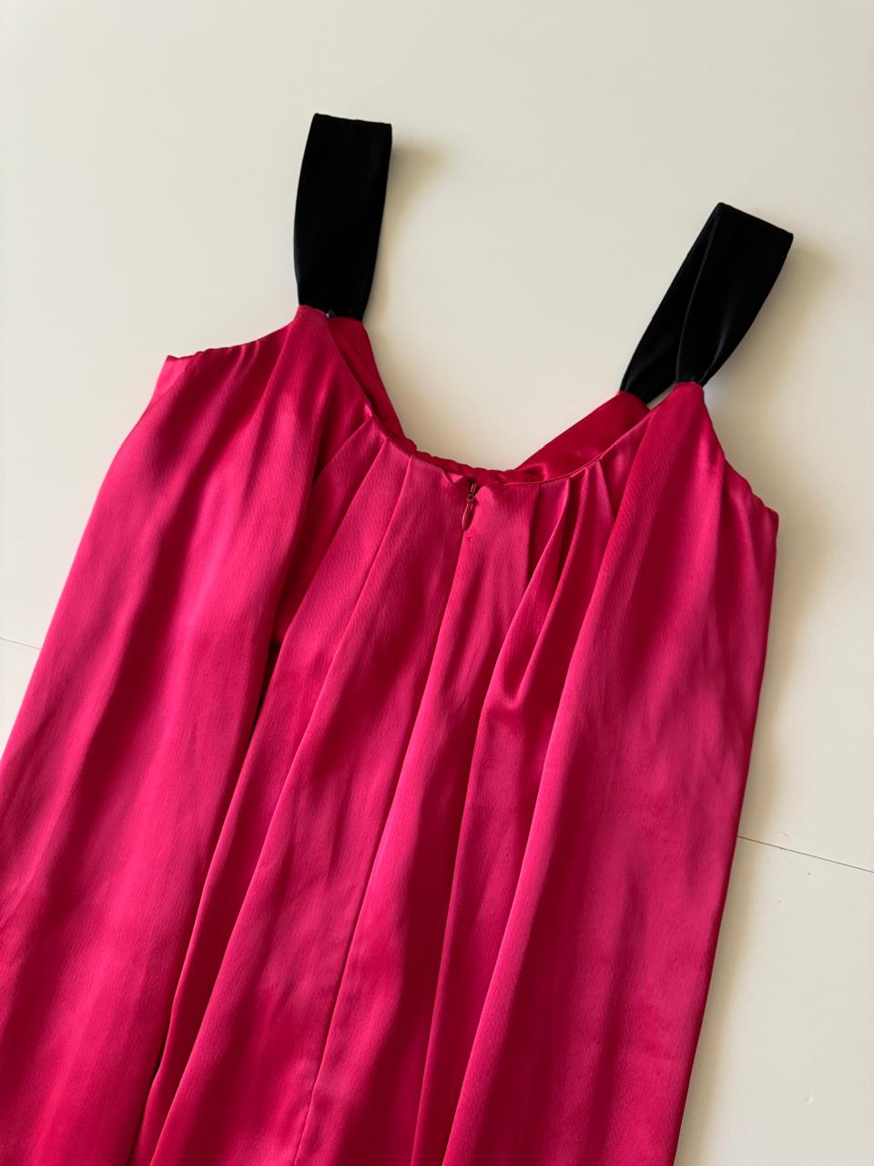 Vestido de globo rojo, Talla 2, S, Mujer
