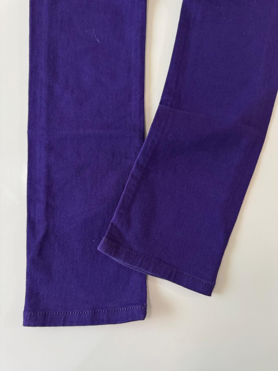 Jeans de mezclilla morados, Talla 28,M, Mujer, EX Jeans