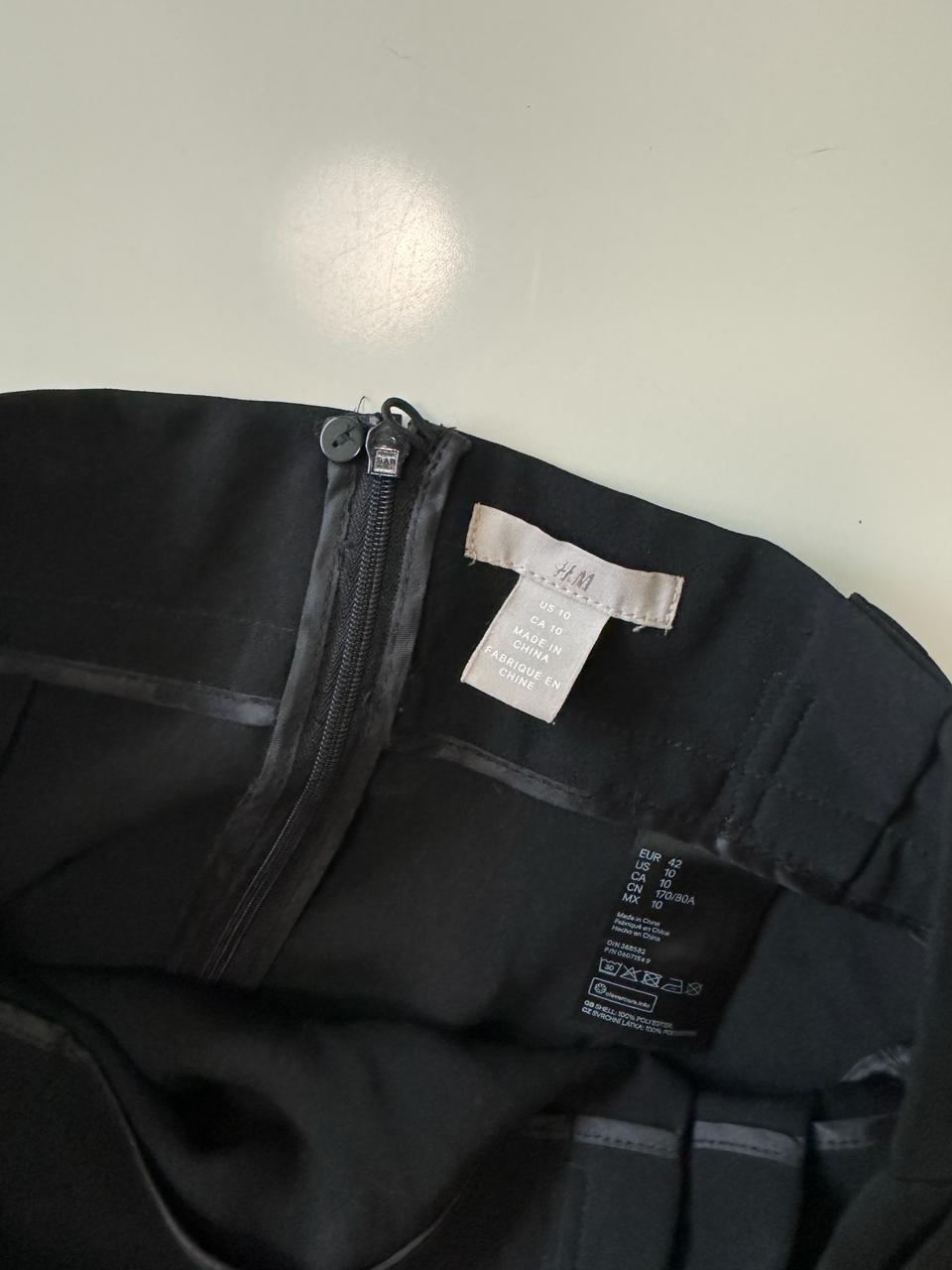 Falda de vestir con pinzas, Talla 10Usa, Mujer