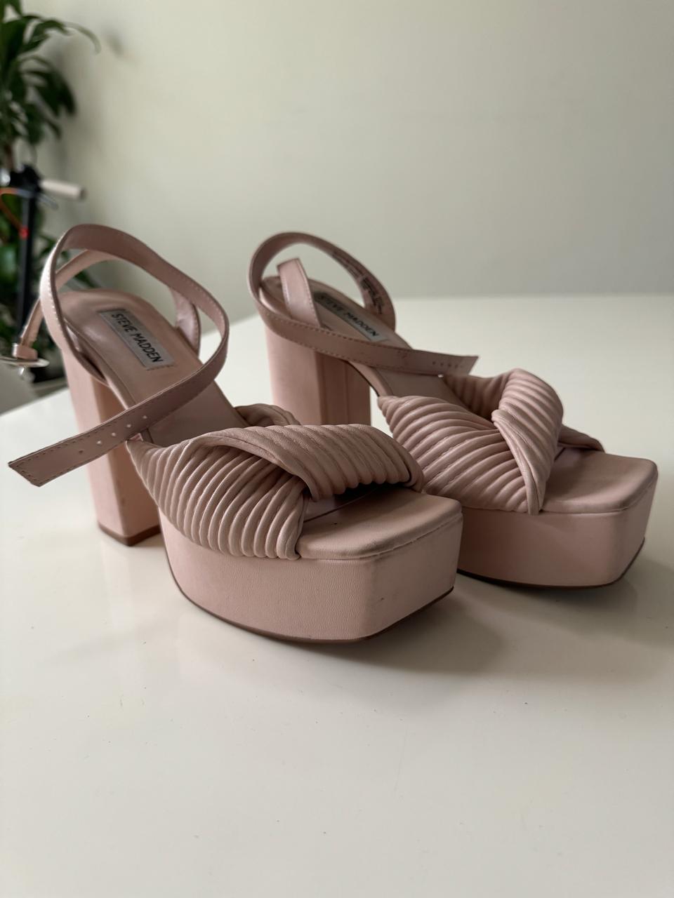 Tacones con plataforma, Talla 7Mx, Mujer