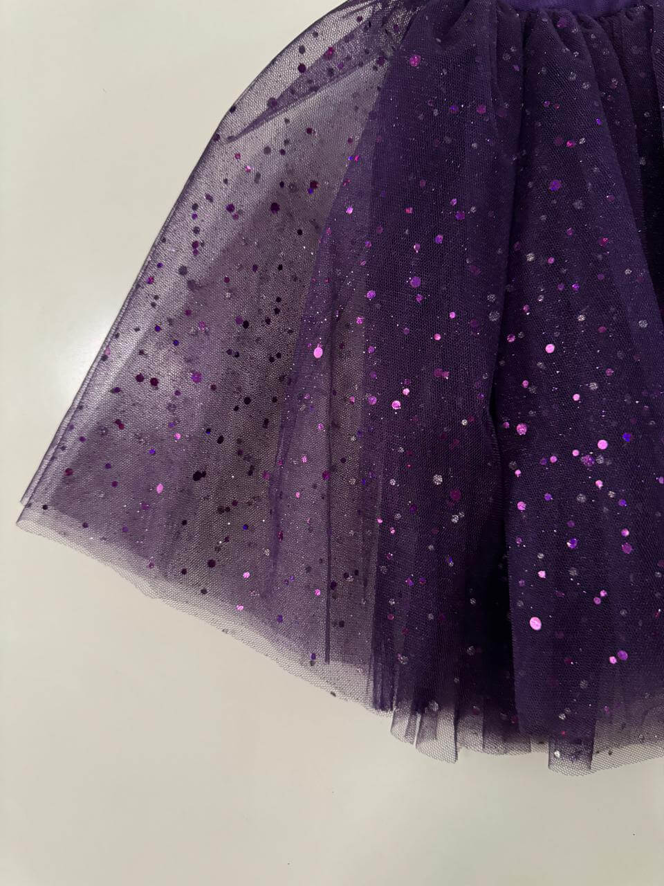 Falda de tul bebé morada, Talla 1-2 años, Niña, Bebe
