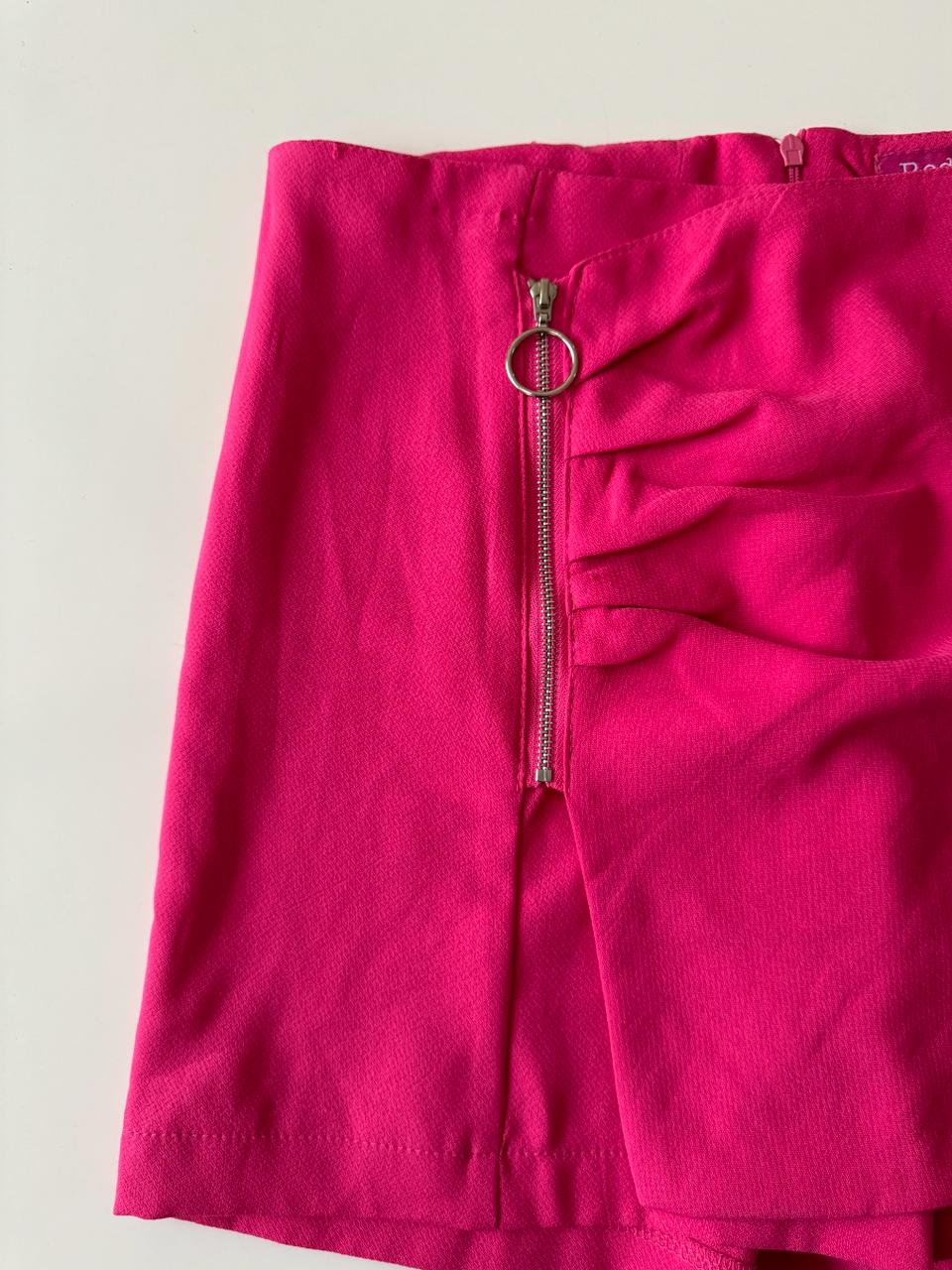 Short falda rosa, Talla 18 niña, M Mujer