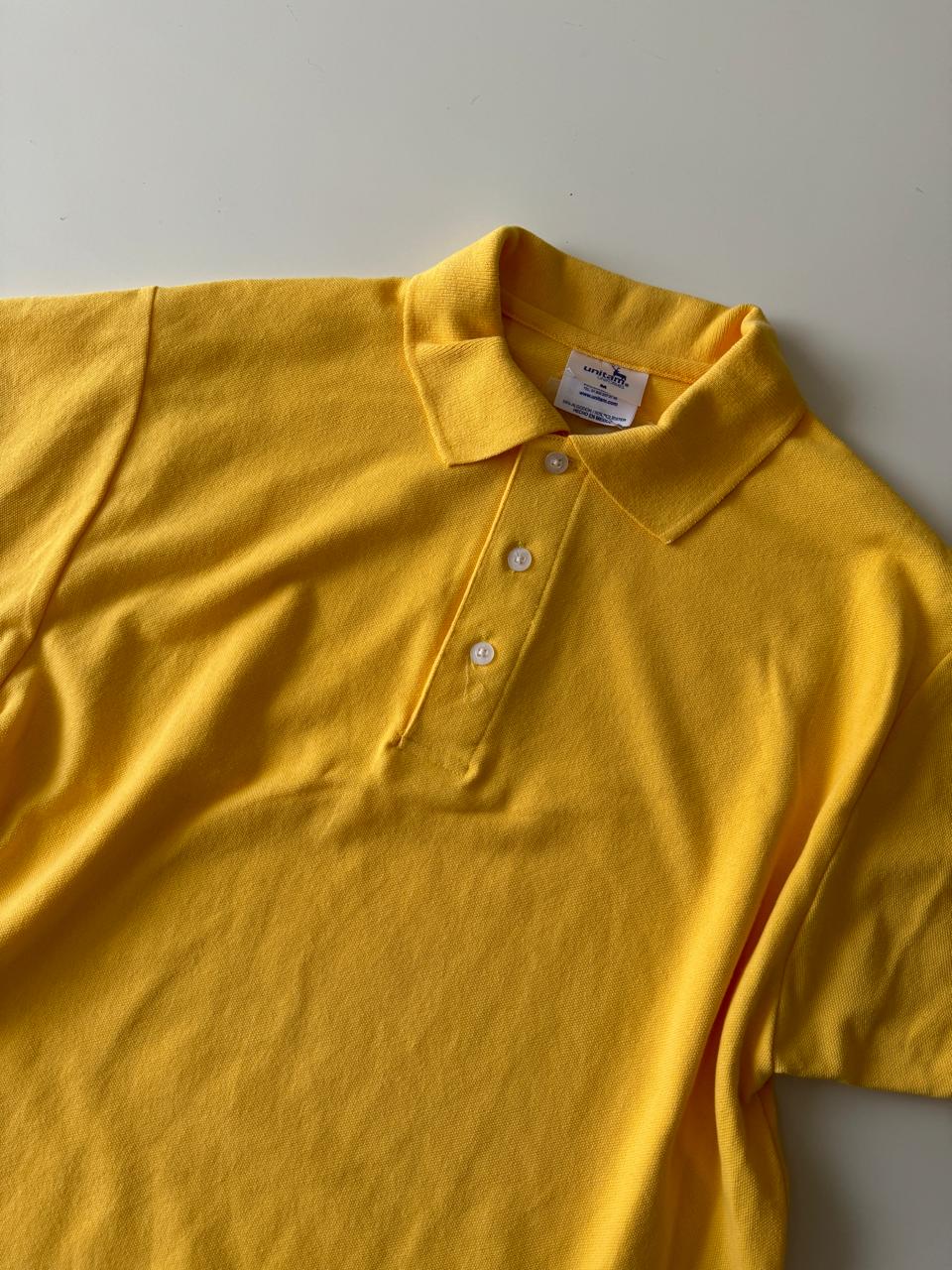 Polo amarilla basica, Talla M, Hombre