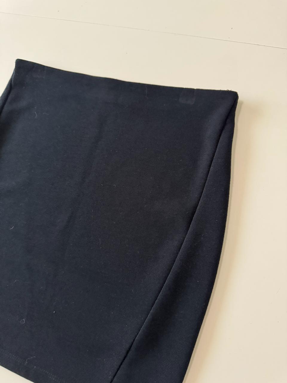 Falda ajustada negra, Talla M, Mujer