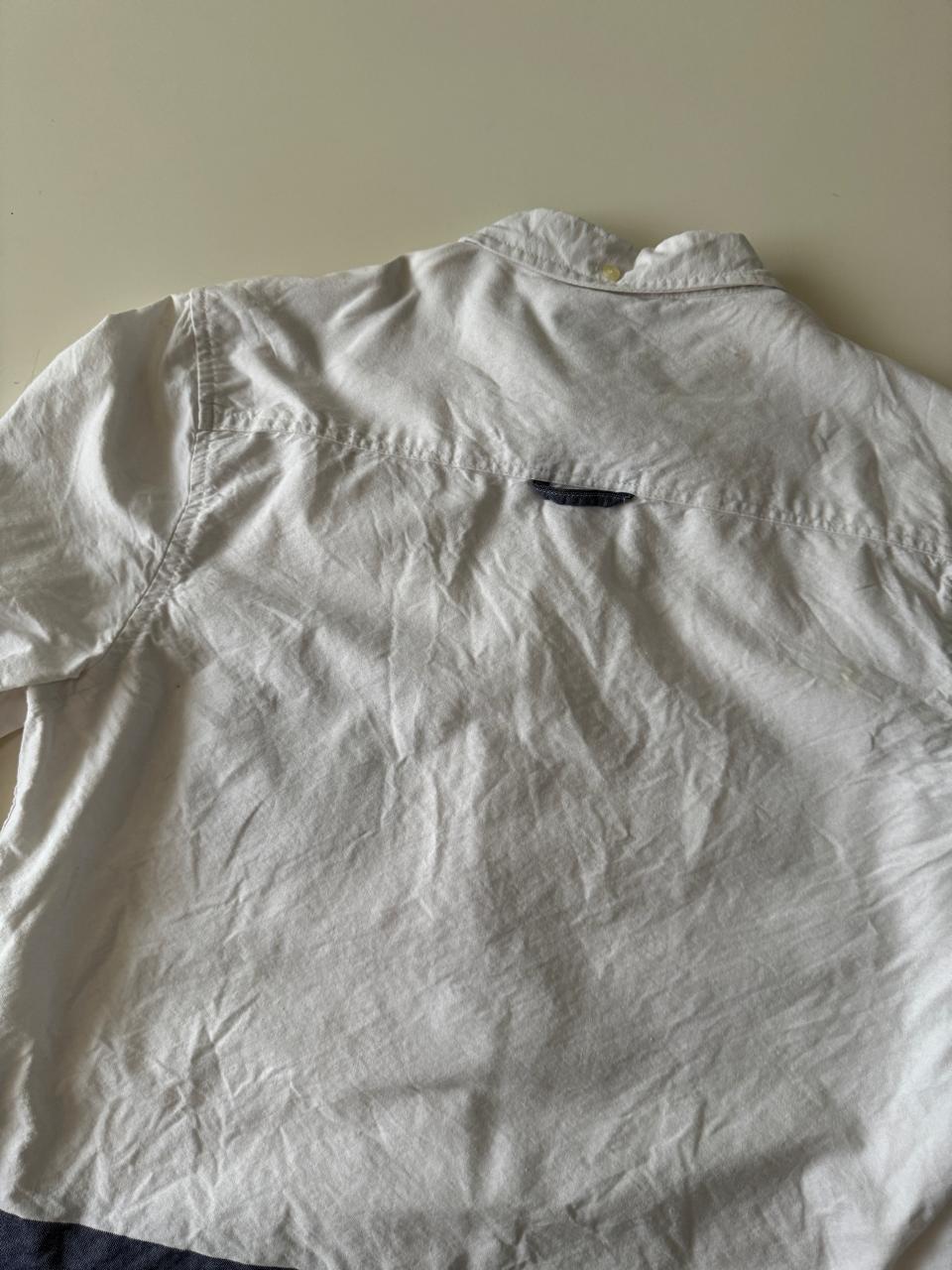 Camisa bicolor, manga larga, Talla M, Slim Fit, Hombre